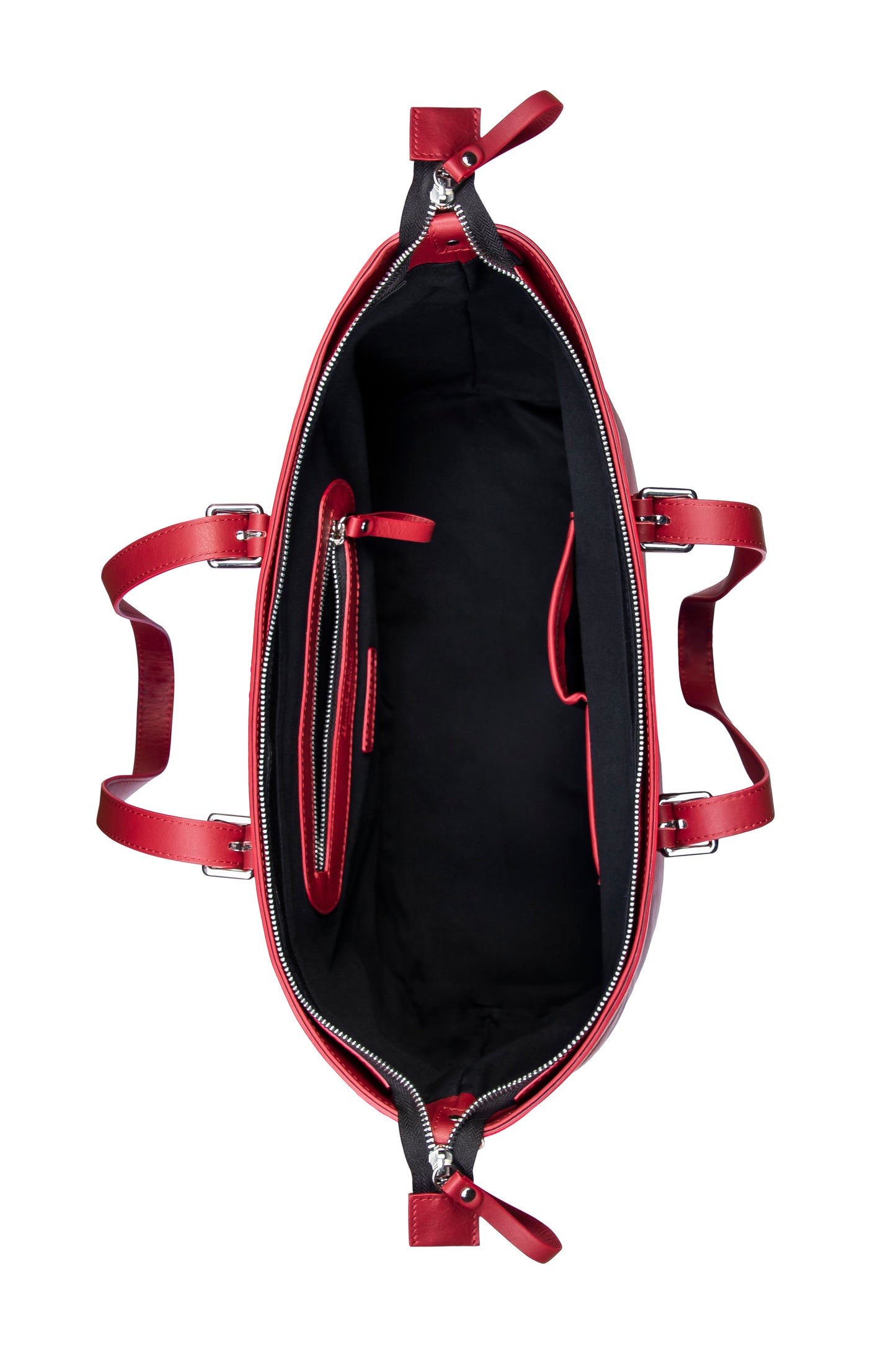 Handtasche Groß Leder Rot